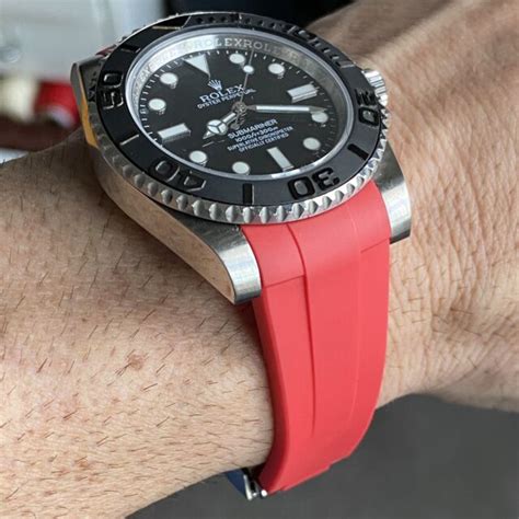 rolex rubber strap price|rolex 20mm rubber strap.